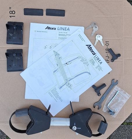 Atera Linea Heckklappenträger für VW Ford Seat für 4 Fahrräder