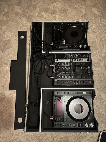 Pioneer DJ Equipment Set CDJ-850-K & DJM-750-K mit Flightcase