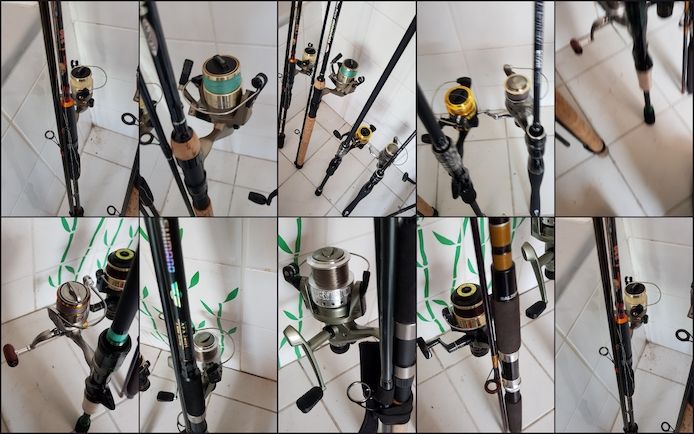 Angelausrüstung Spinnfischen ,Forelle, Barsch ,Zander Und Hecht.