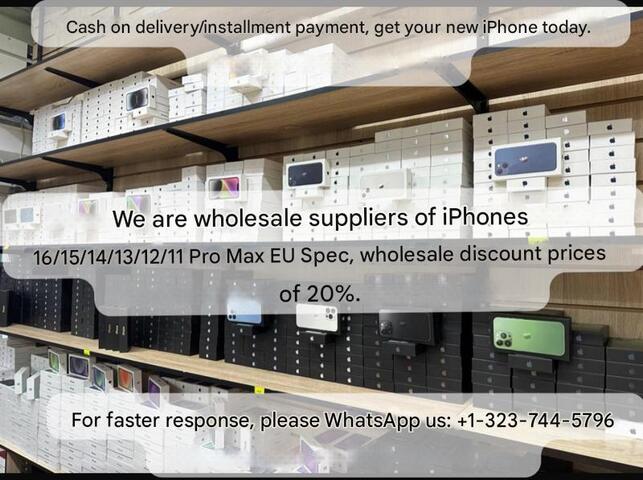 Großhandelslieferungen von originalen iPhones 16/15/14/13/12/11.