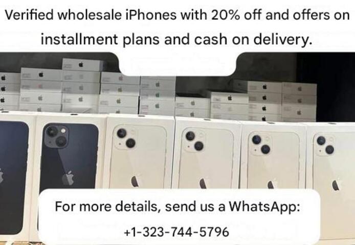 COD/ Installment Wholesale suppliers of iPhones