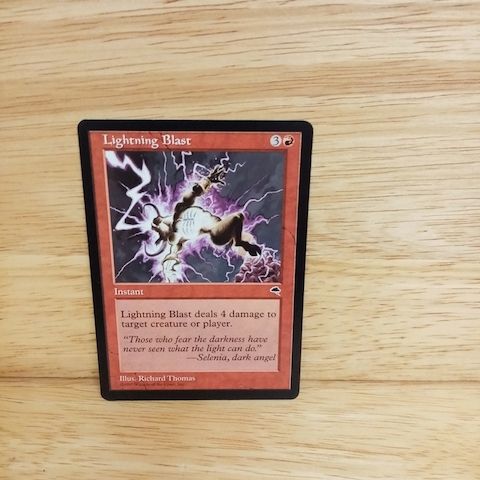 Magic The Gathering-Lightning Blast