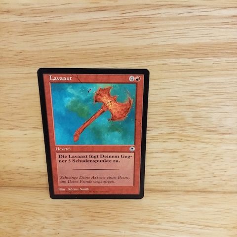 Magic The Gathering-Lavaaxt