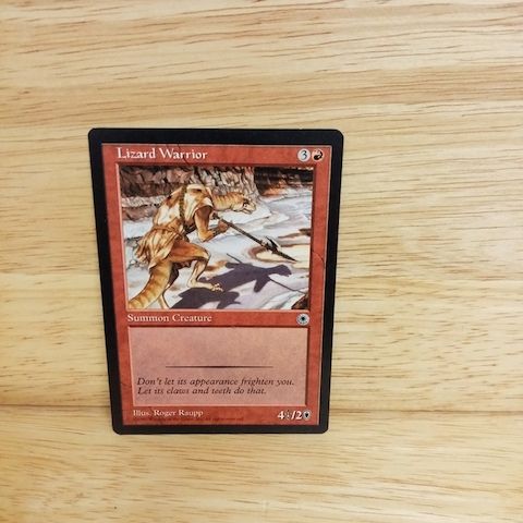 Magic The Gathering-Lizard Warrior