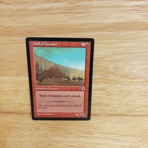 Magic The Gathering-Wall of Granite