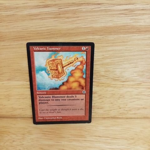 Magic The Gathering-Volcanic hammer