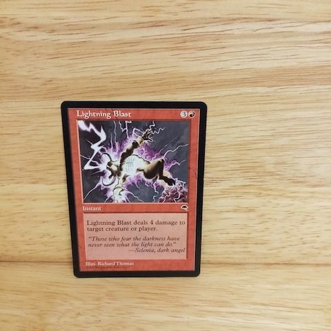Magic The Gathering-Lightning Blast
