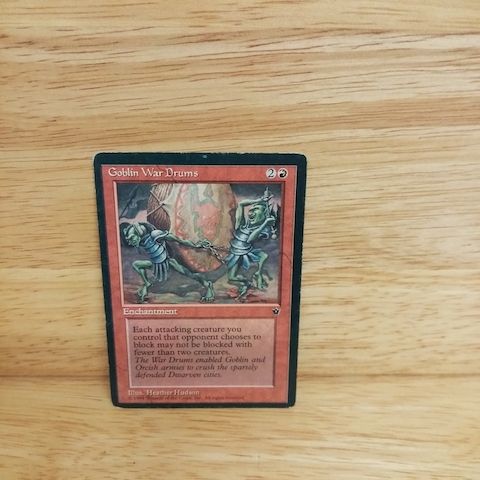 Magic The Gathering-Goblin War Drums