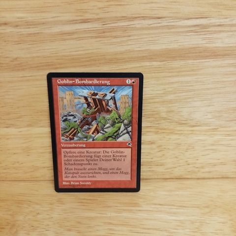 Magic The Gathering-Goblin-Bombardierund