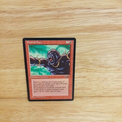 Magic The Gathering-Bestial Fury