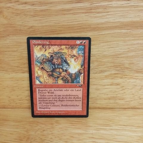 Magic The Gathering-Plünderung