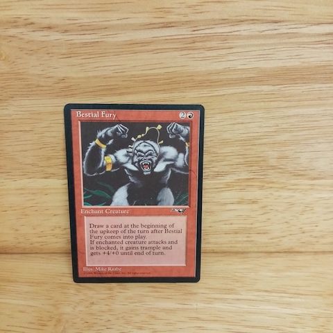 Magic The Gathering-Bestial Fury