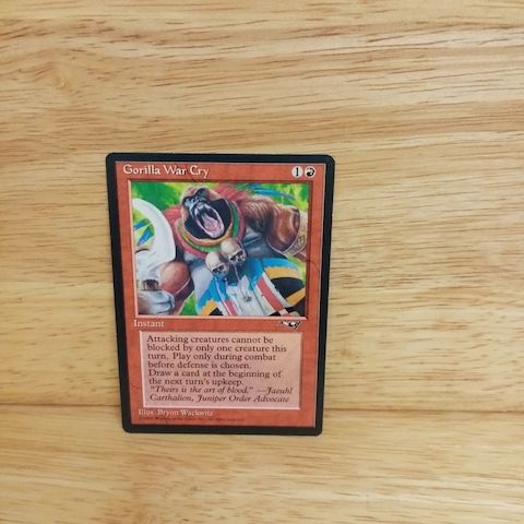 Magic The Gathering-Gorilla War Cry