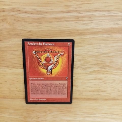 Magic The Gathering-Amulett der Flammen