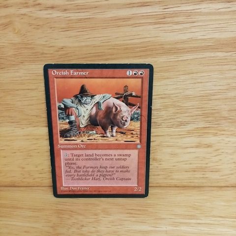 Magic The Gathering-Orcish Farmer