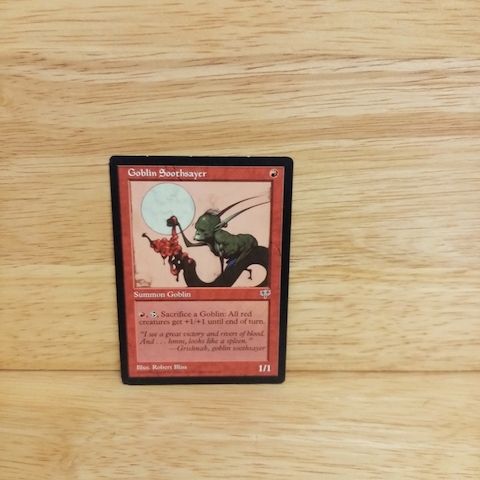 Magic The Gathering-Goblin Soothsayer.