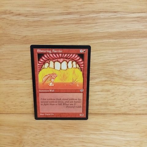 Magic The Gathering-Blistering Barrier
