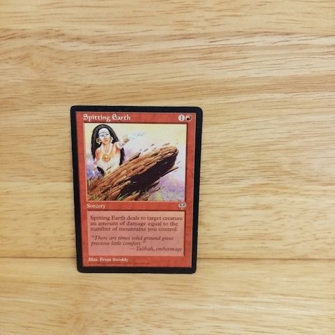 Magic The Gathering-Spitting Earth