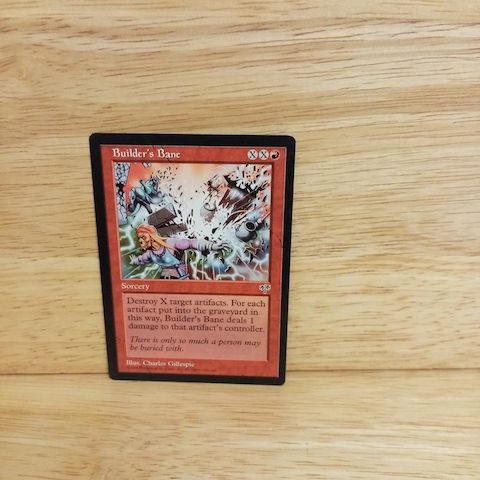 Magic The Gathering-Builders Bane