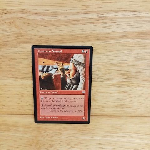 Magic The Gathering-Dwarven Nomad