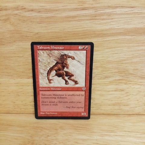 Magic The Gathering-Talruum Minotaur
