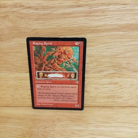 Magic The Gathering-Raging Spirit