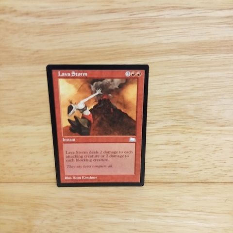 Magic The Gathering-Lava Storm