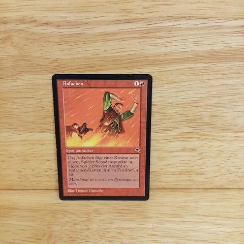 Magic The Gathering-Anfachen