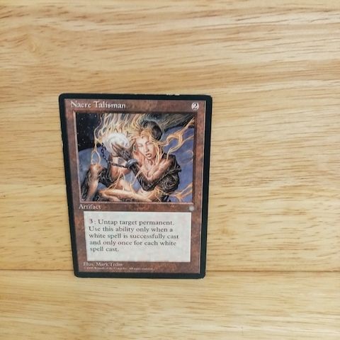 Magic The Gathering-Nacre Talisman