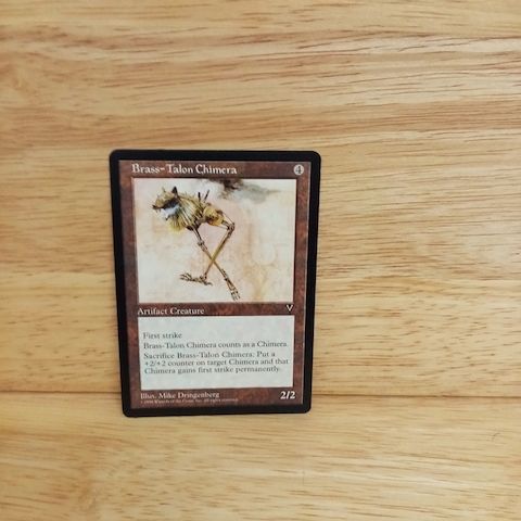 Magic The Gathering-Brass-Talon Chimera