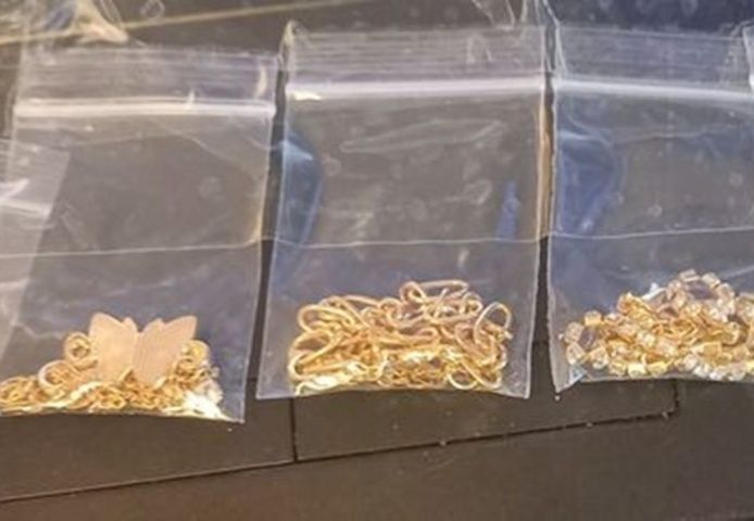 5 Goldkettchen Fußkettchen 24 Karat vergoldet je 10cm inklVersand