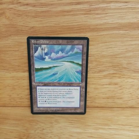 Magic The Gathering-River Deltra-Land