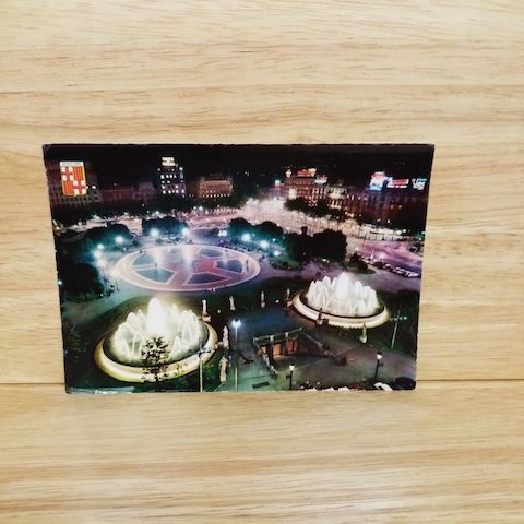 Postkarte-Barcelona, Place de Catalogne