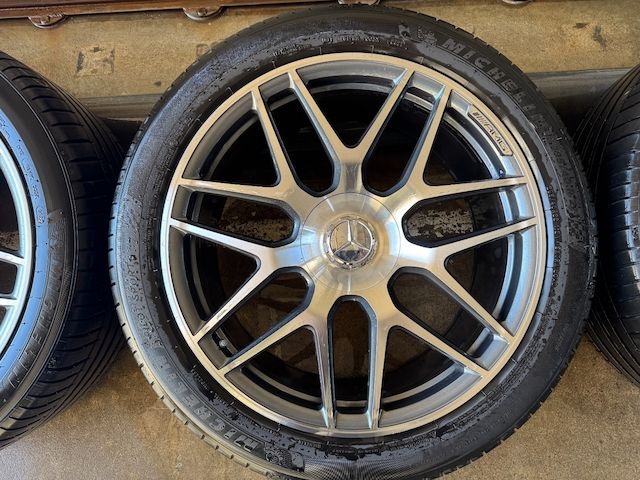 22 Zoll original AMG Kreuzspeiche Felgen Räder