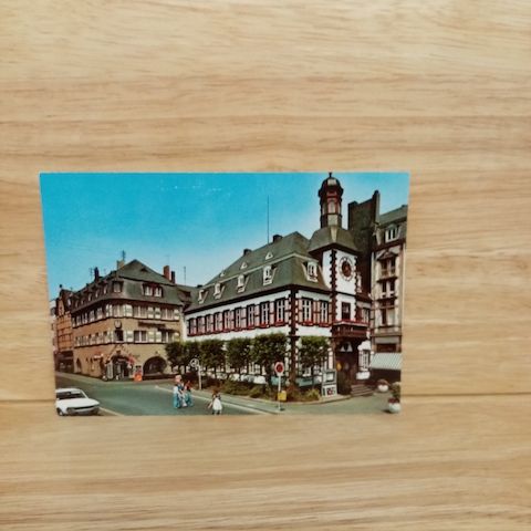 Postkarte-Mayen in Eifel-Rathaus.