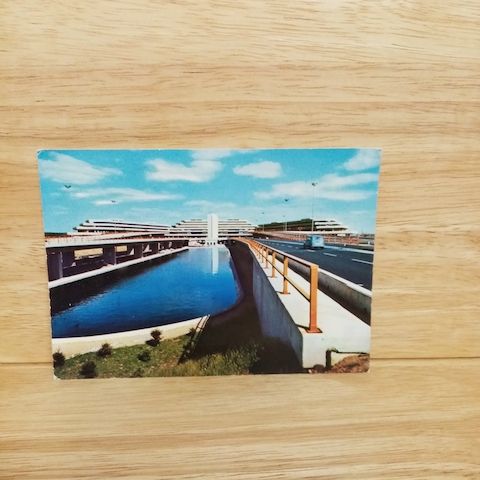 Postkarte-Köln am Rhein, Flughafen