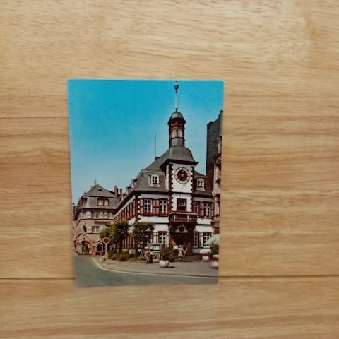 Postkarte-Mayen in der Eifel-Rathaus.