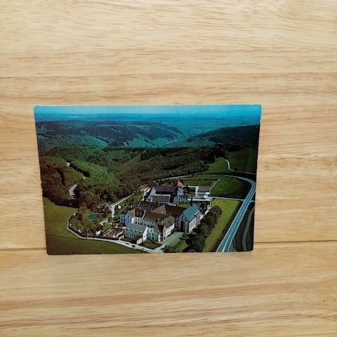 Postkarte-Abtei Mariawald bei Heimbach.