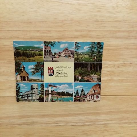 Postkarte-Winterberg im Hochsauerland.