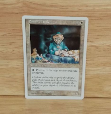 Magic The Gathering-Samite healer