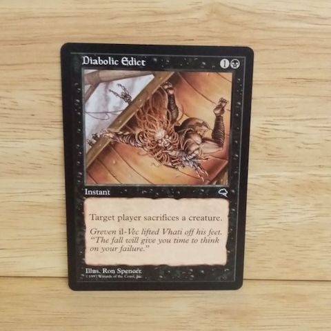 Magic The Gathering-Diabolic Edict