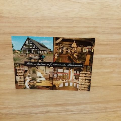 Postkarte-Gifhorn, Mühlenmuseum.