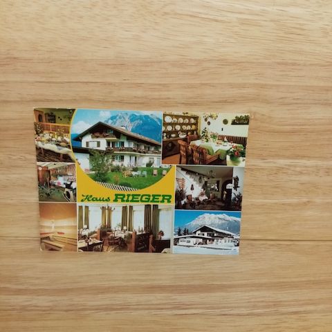 Postkarte-Oberstdorf-Haus Rieger.