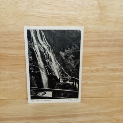 Postkarte-Die Wimbachklamm.