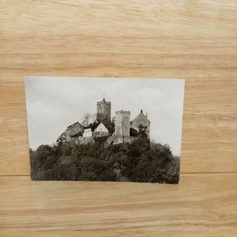 Postkarte-Eisenach-Die Wartburg von Südwest.