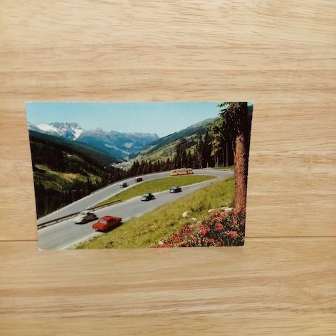 Postkarte-Gerlospassstrasse,Blick gegen Gerlos...