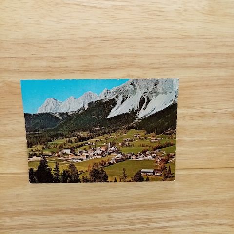 Postkarte-Ramsau am Dachstein.