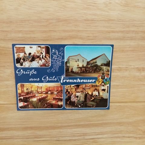 Postkarte-Koblenz-Güls-Restaurant TRENNHEUSER.