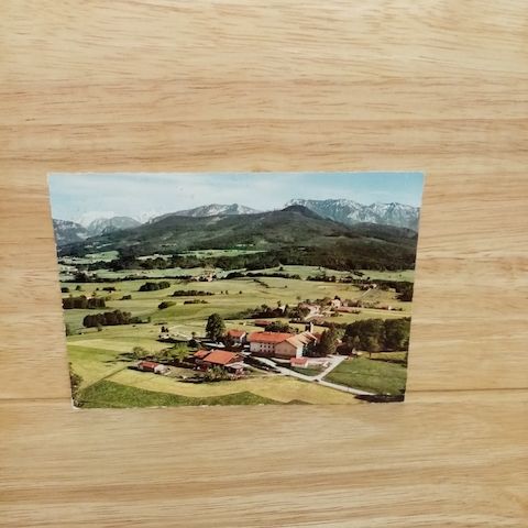 Postkarte-Alpengasthof Hochberg,Traunstein.