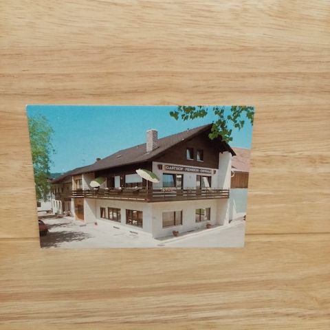 Postkarte-Ranzing, Gasthof Oswald.